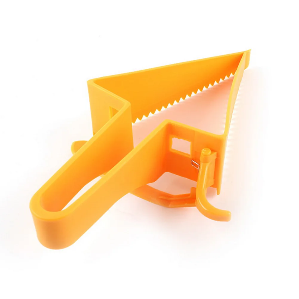 Безопасная слайсер для пирога Желтая Пластиковая кухонная утварь полезный резак