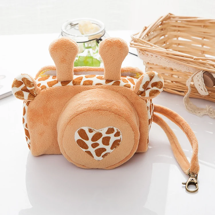 CamDress Golden brown cartoon sika deer long ear plush camera bag Outdoor Camera Backpack for Canon Nikon Sony Pentax | Электроника