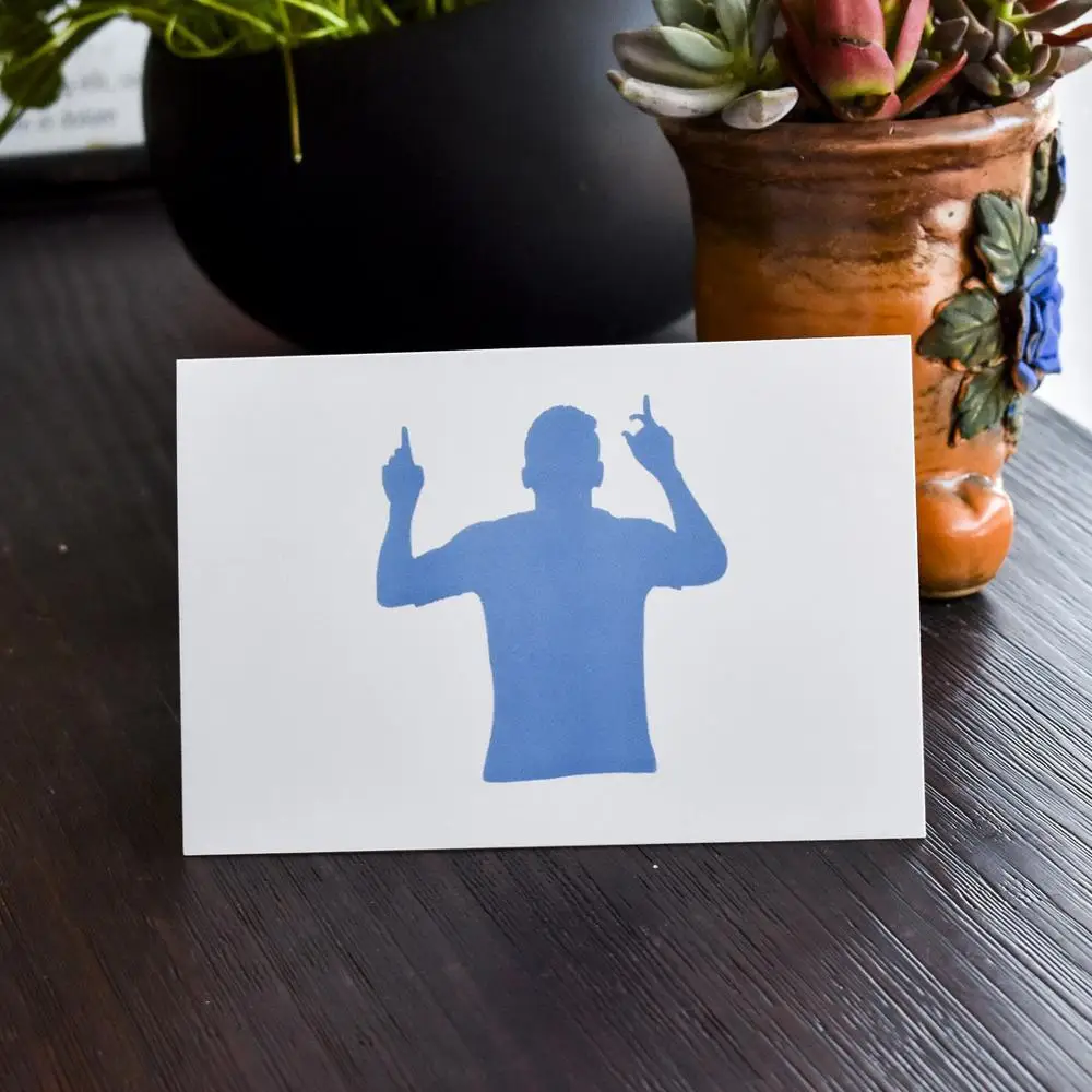 6 шт открыток Креативный дизайн Кубка мира по футболу полуоткрытые