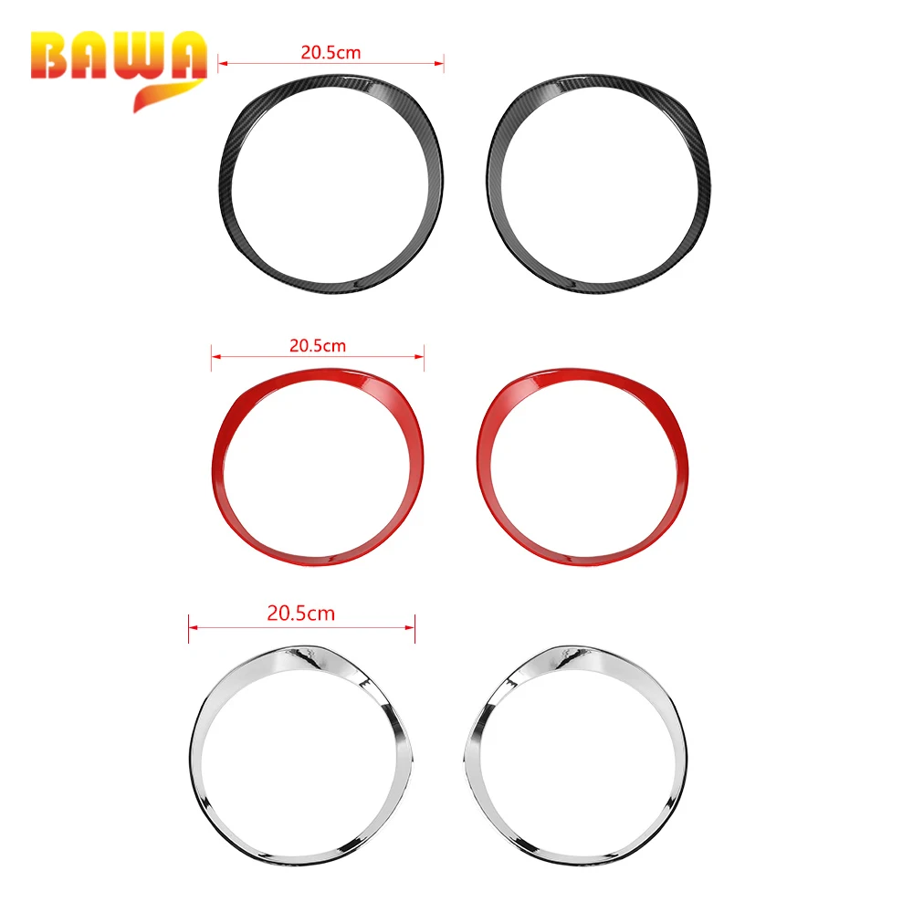 

BAWA Lamp Hoods Car Front Headlight Lamp Decoration Cover Stickers Accessories For Suzuki Jimny 2019+