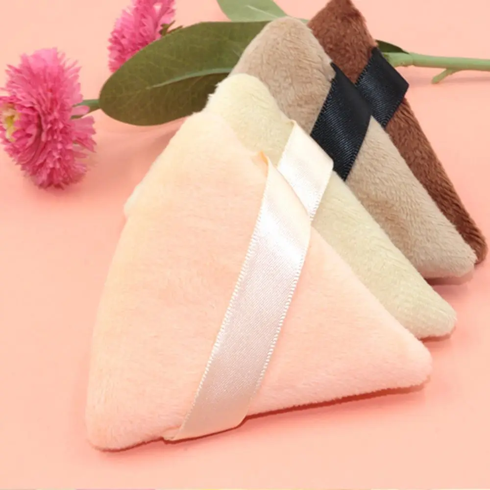 Portable Cosmetic Puff Women Girl Soft Concealer Loose Powder Triangle Makeup Tools Beauty Sponges Powder Puff
