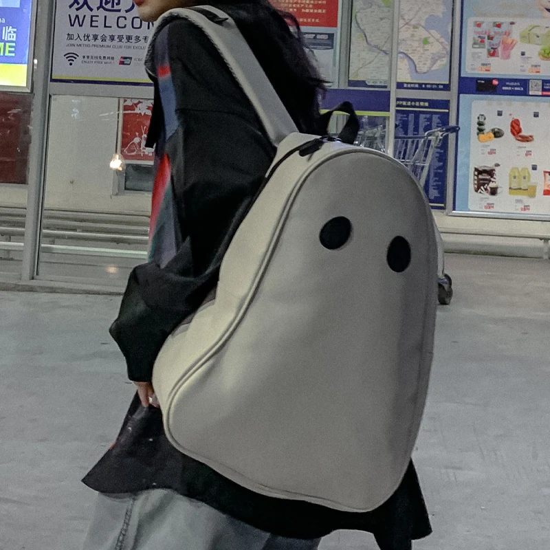 

Japanese Ins Original Niche Ugly Schoolbag Female College Student Large-capacity Ghost Ghost Backpack Backpack