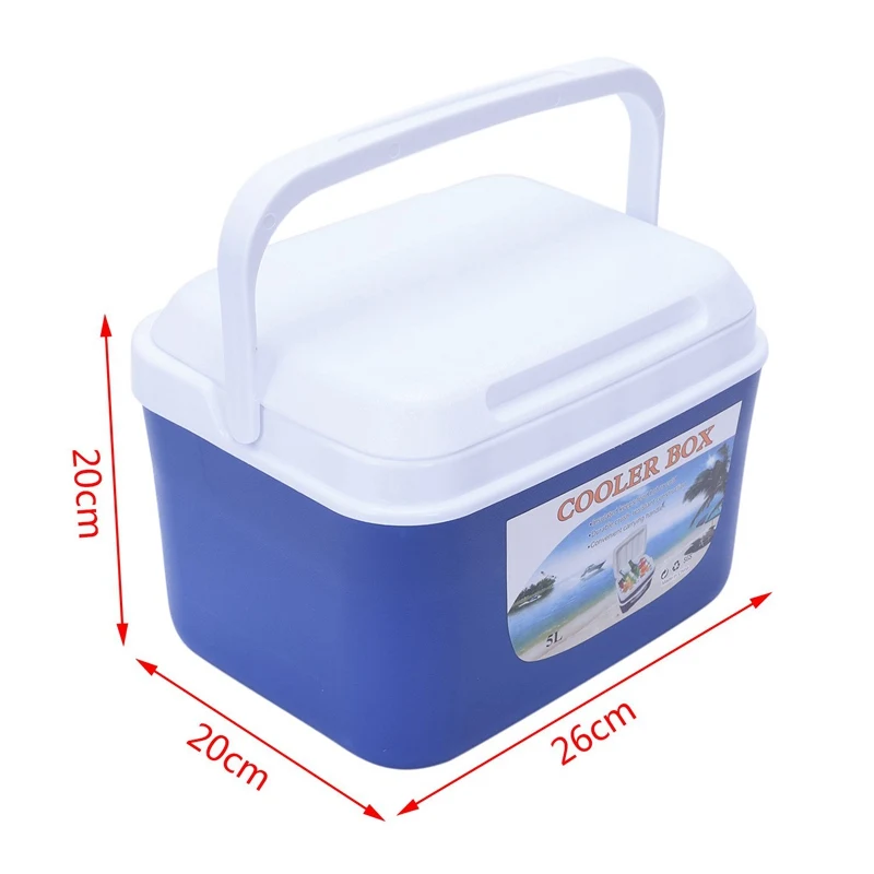 

5L Car Insulation Box Outdoor Car Cooler Box Ice Organizer Medicine Preservation Box Home Barbecue Fishing Box