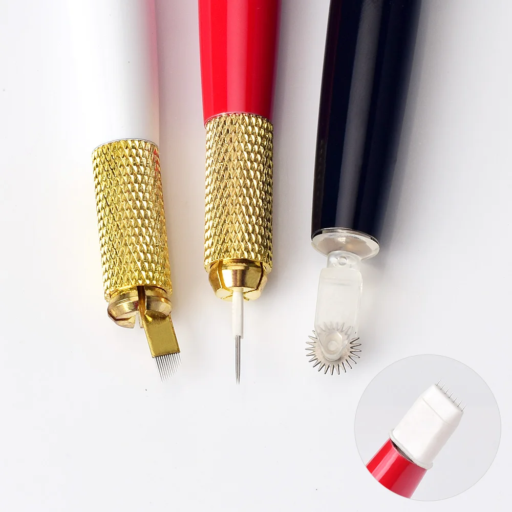 Многофункциональная ручка для микроблейдинга ручной работы татуажа бровей