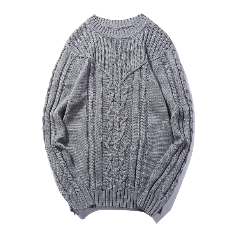 Мужской свитер на осень и зиму повседневные пуловеры вязаные свитеры Мужская