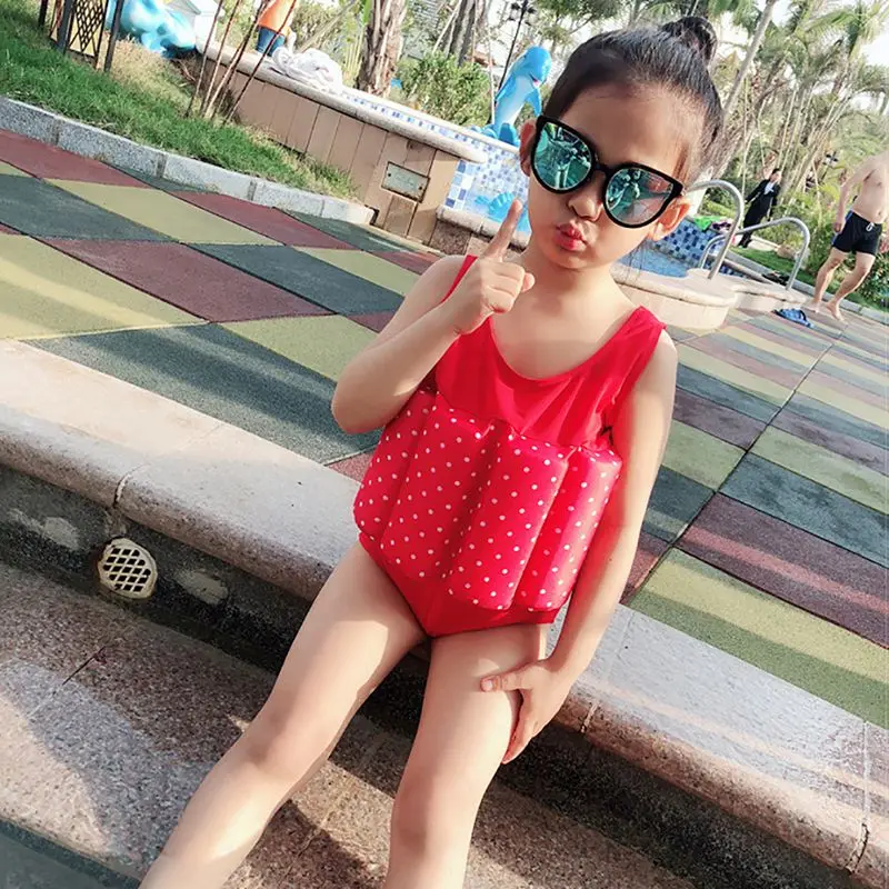 2-7 Years Kids Children Floating Foam Swimwear Safety Swimsuit Anti-drowning Swimming Pool Suit For Boys Girls Infant | Спорт и
