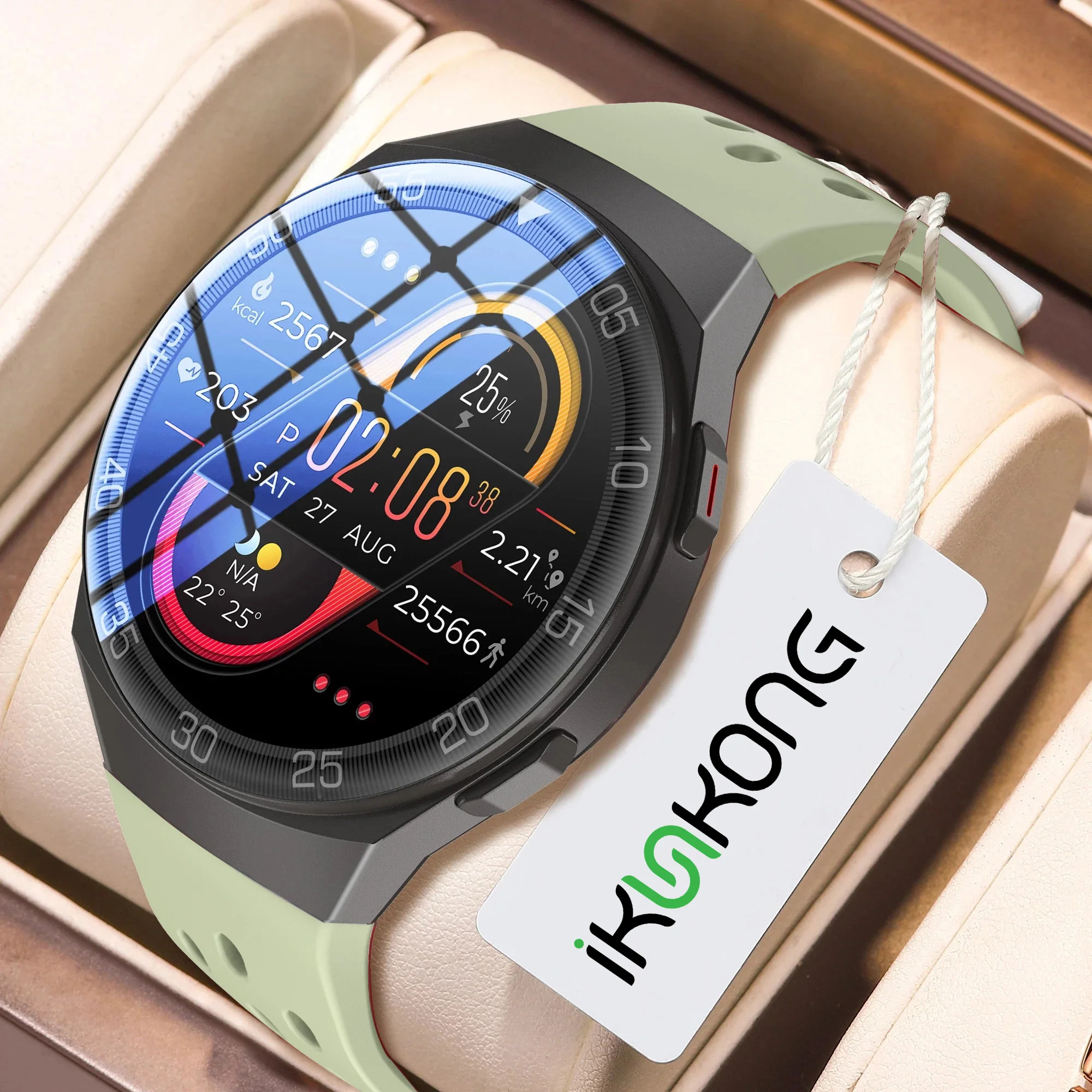 

Новинка 2021, мужские Смарт-часы, пульсометр, артериальное давление, водонепроницаемые спортивные часы, фитнес-трекер для Ios, android, Смарт-часы д...