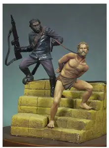 132 54 мм старинный воин включает в себя 2 фигурки с базовой фотографией миниатюрные gk неокрашенные в сборе