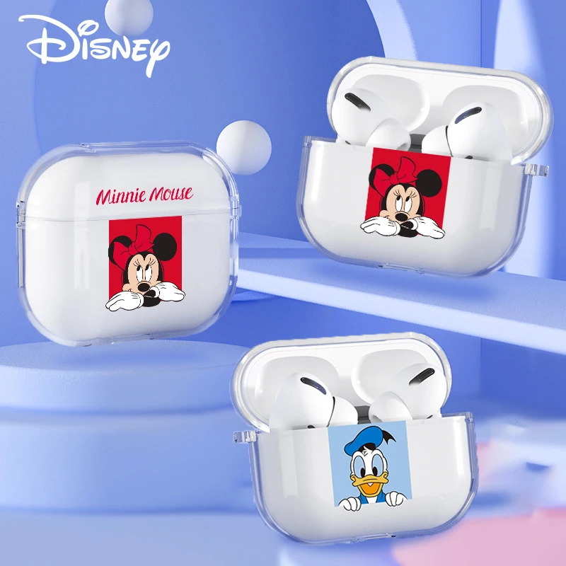 

Чехол для беспроводных наушников Apple Airpods1and2 из мультфильма «Микки и Минни»