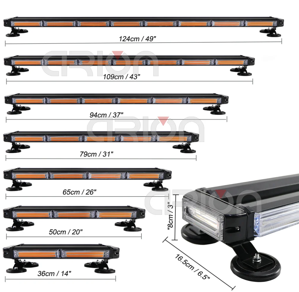 СВЕТОДИОДНЫЙ дорожный рабочий свет 14-49 дюймов аварийный предупреждающий