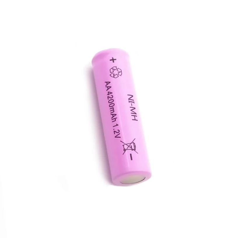 20 шт./лот AA батарея NIMH 4200Mah 1 2 V 2A ni-mh перезаряжаемые батареи Bateria Baterias | Электроника