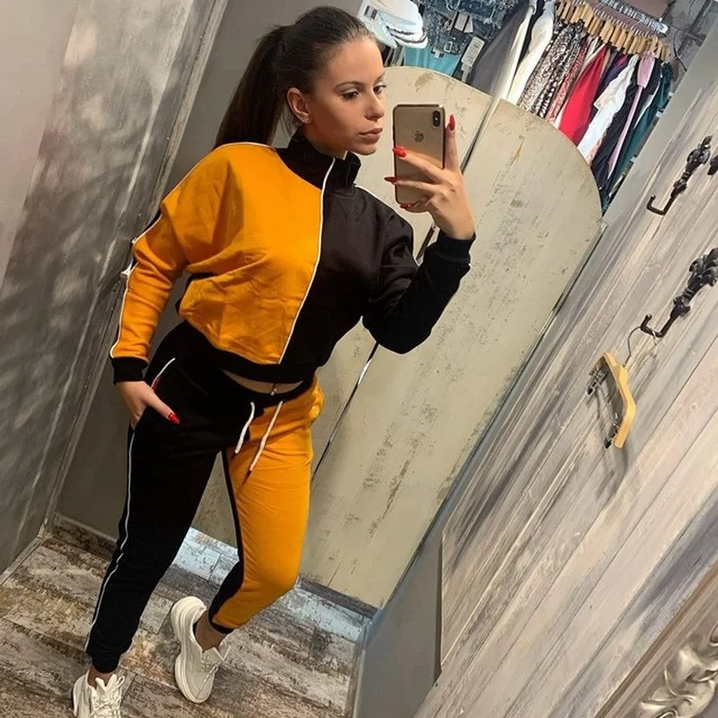 Оптовая продажа товаров Осенний Повседневный Спортивный костюм женский
