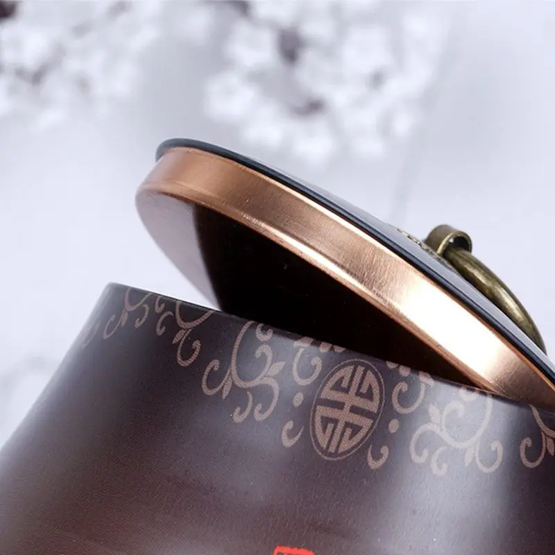 

ZWA 1 PC Mini Tea Can Travel Portable Flower Tea Packaging Sealed Cans Teaware Tea Caddies tin containers storage box