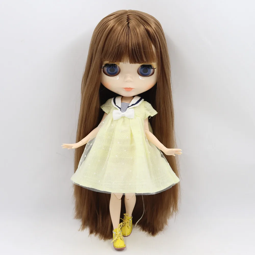 Ледяная фабрика Blyth кукла 1/6 BJD индивидуальные обнаженные тела с белой кожей, глянцевое лицо, подарок для девочки, игрушка