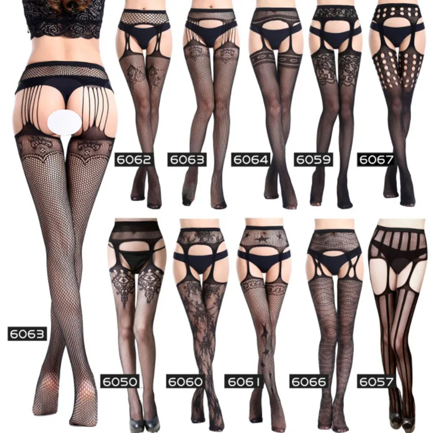 

Sexy Lingerie Pantyhose For Woman Erotic Stockings Medias Hombre Mesh Open Crotch Fishnet Panty Bottoming Lntimate Goods For Sex