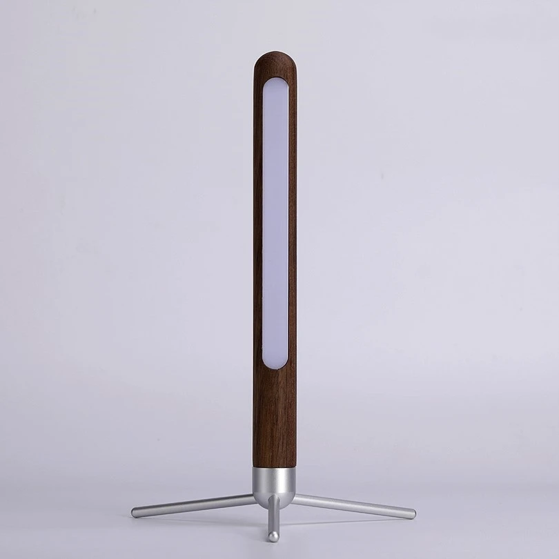 Скандинавские минималистичные деревянные светодиодные напольные лампы для