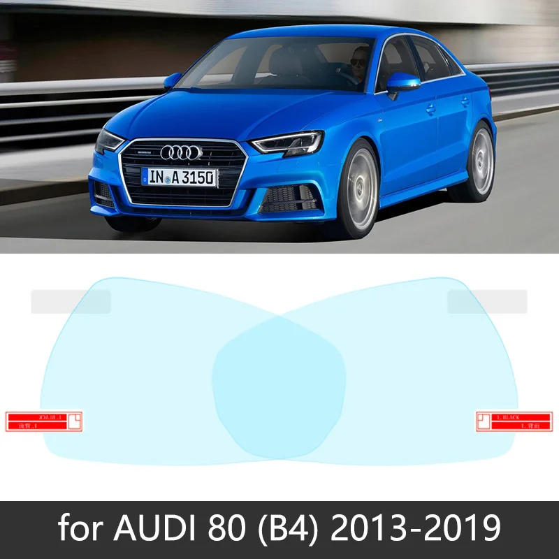 

Для Audi A3 8V 2013 ~ 2019 полное покрытие зеркало заднего вида противотуманные пленки непромокаемая противотуманная пленка аксессуары 2014 2015 2016 2017 2018