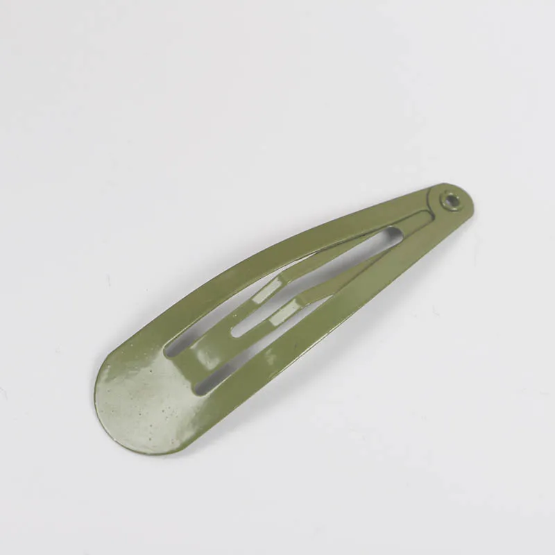 Army green 20 шт 5 см красочные заколки Детские заколка с застежкой установка эмалированные заколки База аксессуары поставщик для Diy ювелирных изделий - Цвет: Army green