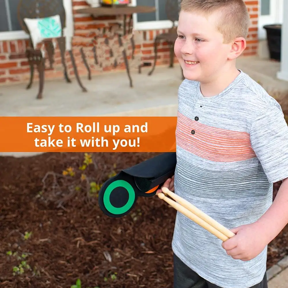 Electronic Drum Set for Kids Adult Beginner Pro Musical Instrument Practice Pad Kit Incl Sticks Holiday Gift | Спорт и развлечения