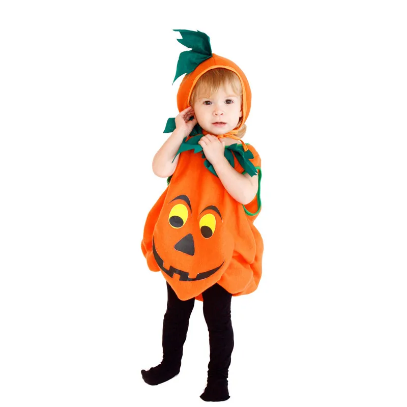 

Halloween Costumes Child Kids Pumpkin Costume Cosplay Lovely Pumpkin Suit for Girl Boy Fancy Dress Outfit