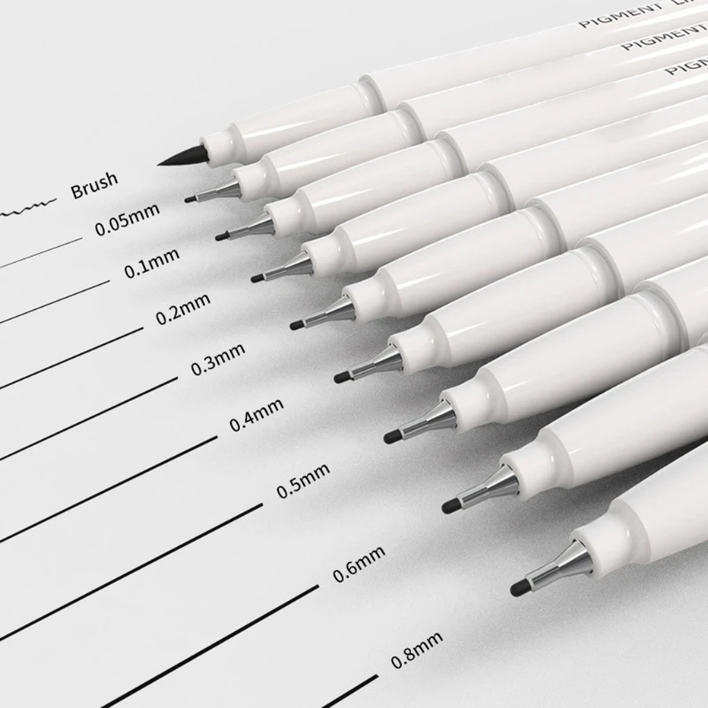 9 шт. ручки с черным вкладышем для рисования детей и студентов | Канцтовары офиса