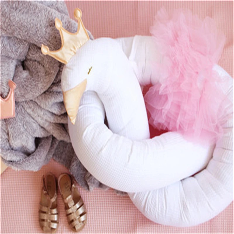 190 см Лебедь слон кровать Боковые направляющие ремень Кроватка Забор