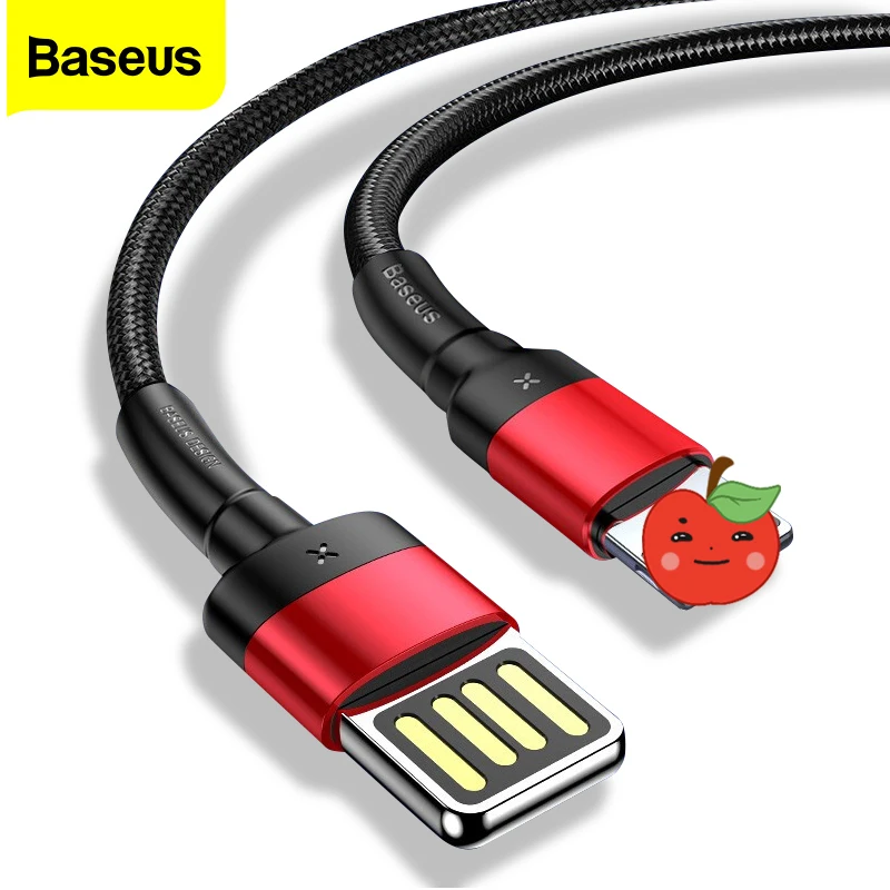 Кабель Baseus USB для iPhone 11 Pro Max XS XR X 8 7 6 6s Plus 5 5S SE iPad а с функцией быстрой зарядки и