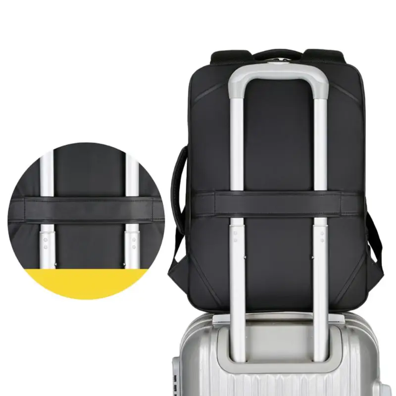 

Anti Theft Backpack for Men Waterproof Travel Backpack with USB Charging Port Fits 15.6 Inch Laptop H8WD