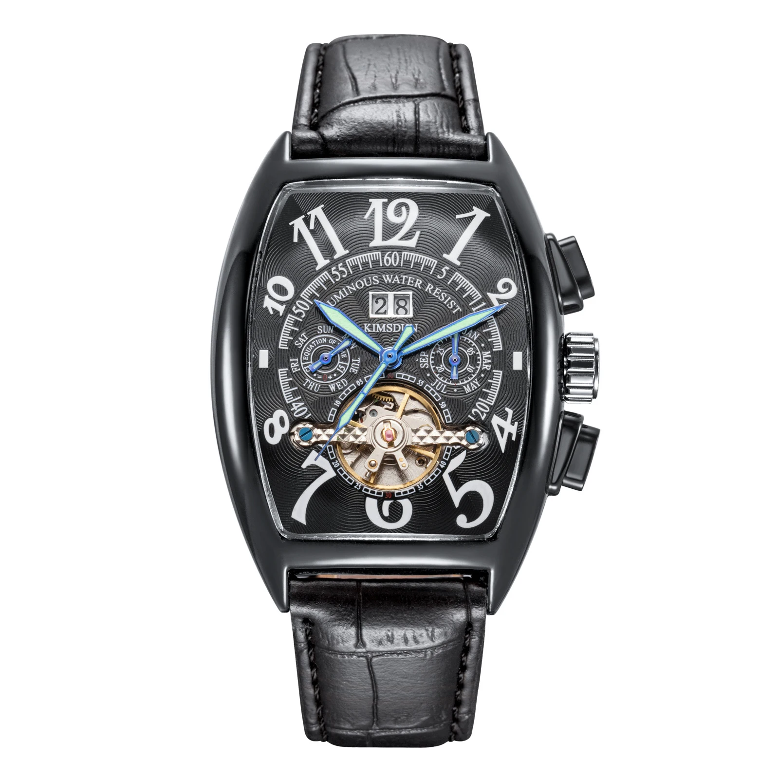 Швейцарские часы мужские люксовый бренд casablanca tourbillon автоматические механические часы светящиеся деловые мужские часы Montres Homme