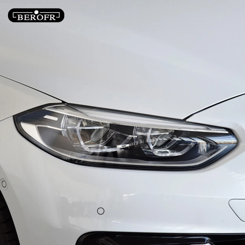 Для BMW 1 серии F40 M135i 111 оттенок автомобильных фар дымчатая черная защитная пленка