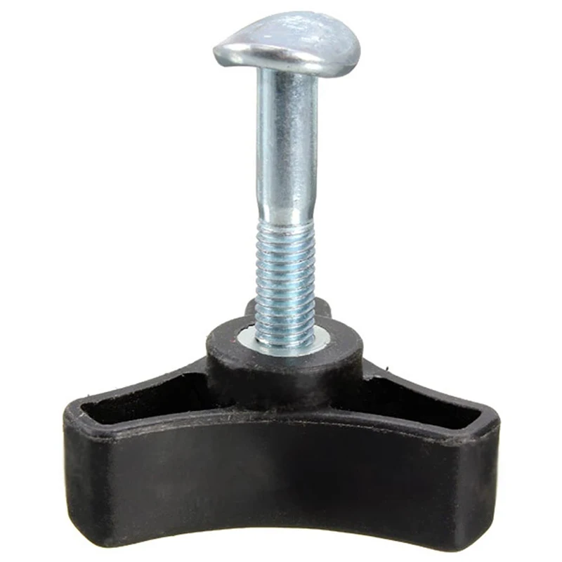 

Triple-cornered Handle Knob Nut Screw Bolt Black Durable Plastic Easy Use for Honda/Other Lawn Mower Machine