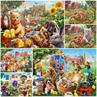 Алмазная 5d картина сделай сам, кошка, собака, животное, новый продукт, полностью Алмазная мозаика, вышивка стразы, узор, украшение, подарок