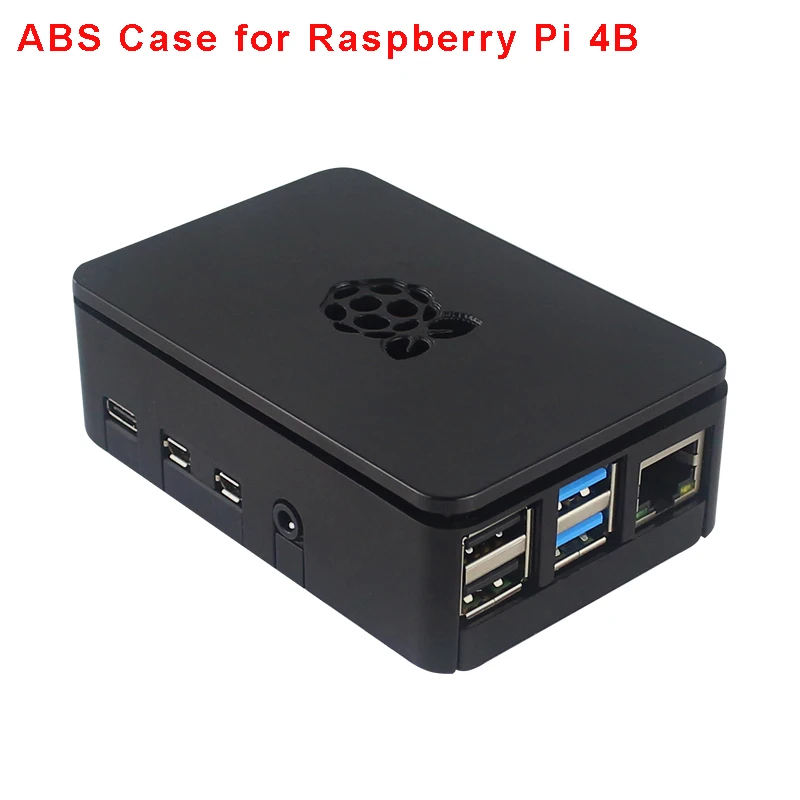 Raspberry Pi 4 ABS чехол пластиковая коробка Черный Защитный корпус Корпус для Raspberry Pi 4 Модель B