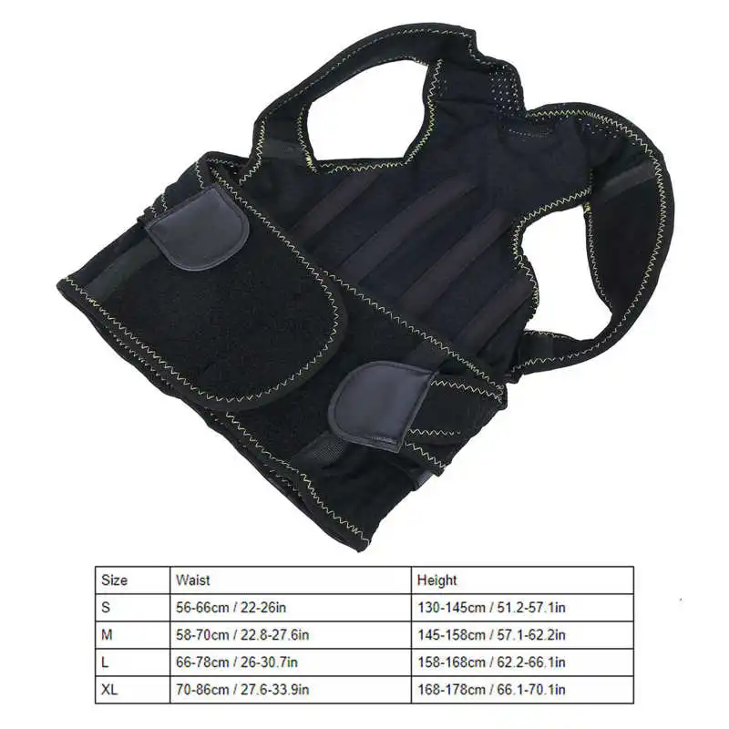 

4 Sizes Back Posture Corrector Back Breathable Correct Belt Elastic Back Shoulder Lumbar Brace Support Belt