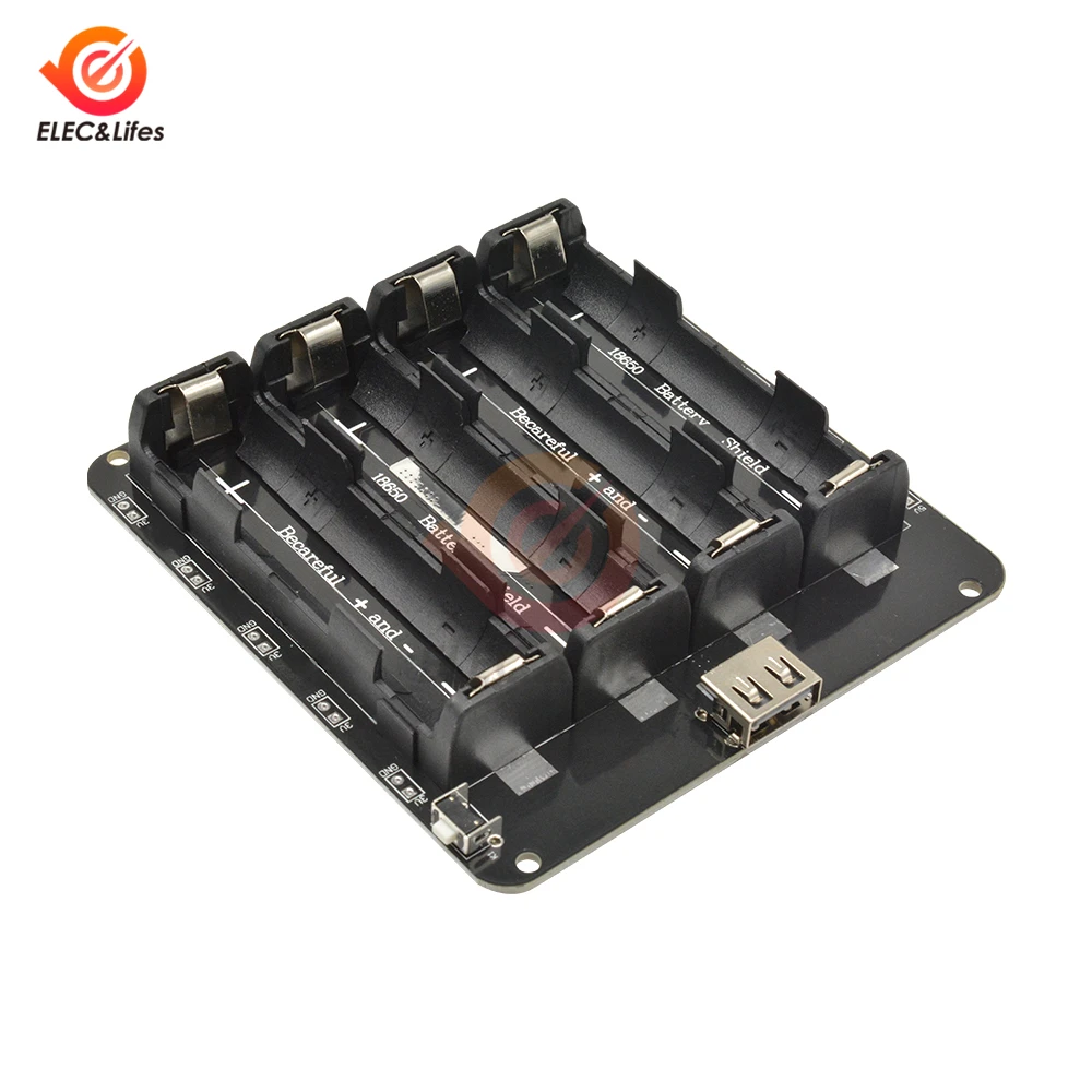 ESP32 ESP32S 4x18650 Литий Защита аккумулятора V9 Плата расширения 3 V/1A 5 V/3A Тип C Micro USB Мощность банк Батарея зарядный модуль