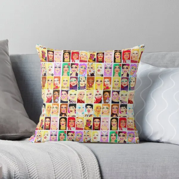 

DRAG QUEEN ROYALTY Soft Decorative Throw Pillow Cover for Home Pillows NOT Included