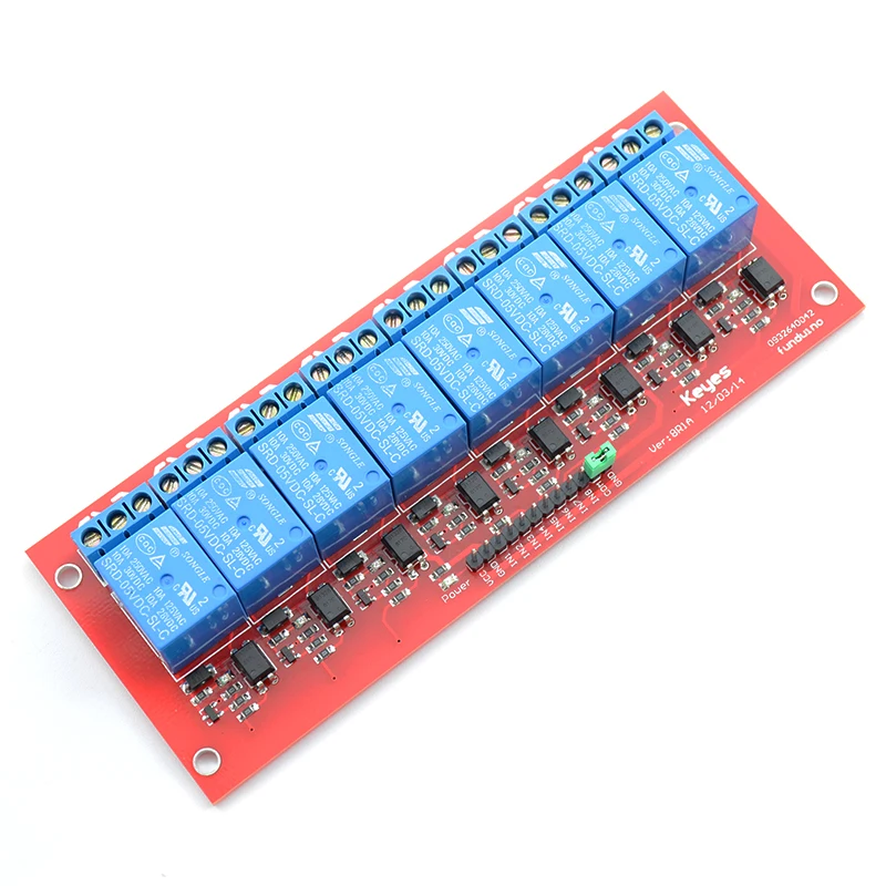 8 Channel 5V Relay Module with Optocoupler Support High and Low Level Trigger|relay module|channel 5v relay modulerelay |