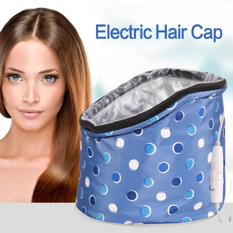 

2021 New Hair care oil Steamer thermal cap electric beauty and spa hat at home temperature care bonnet chauffant gorra termica