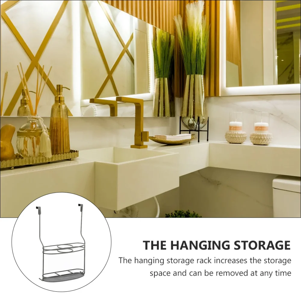 

Hanging Iron Hair Fayer Storage Holder Rack Portable Household Storage Rack