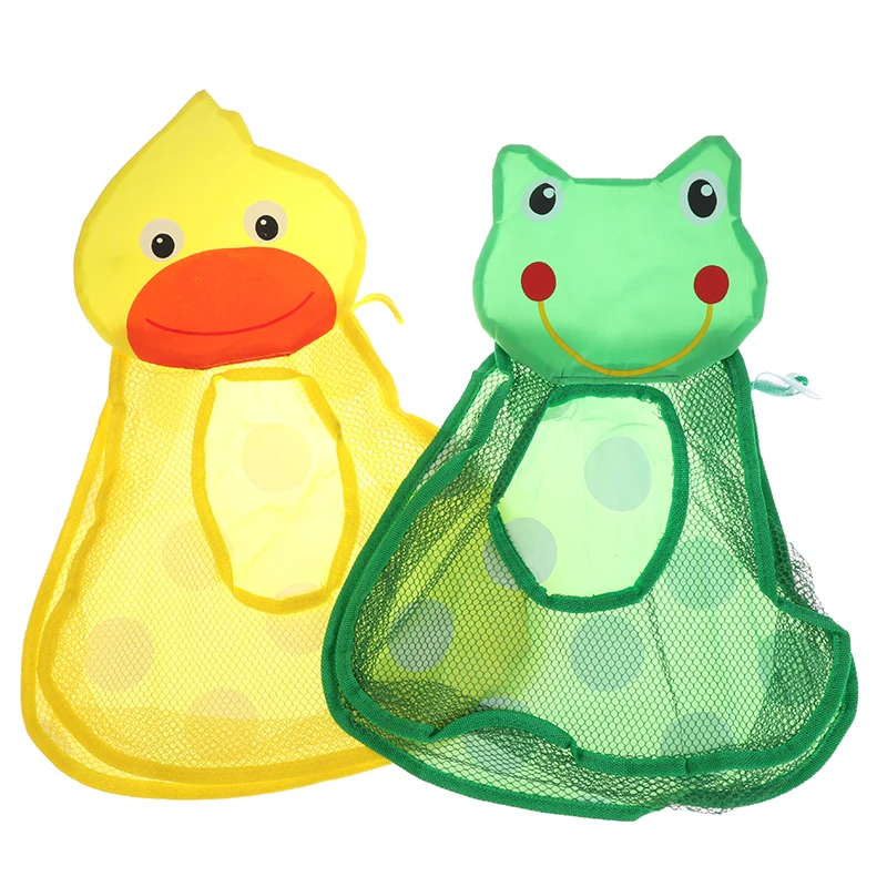 

Baby Shower Bath Toys Duck Little Frog Rabbit Baby Kid Toy Storage Mesh