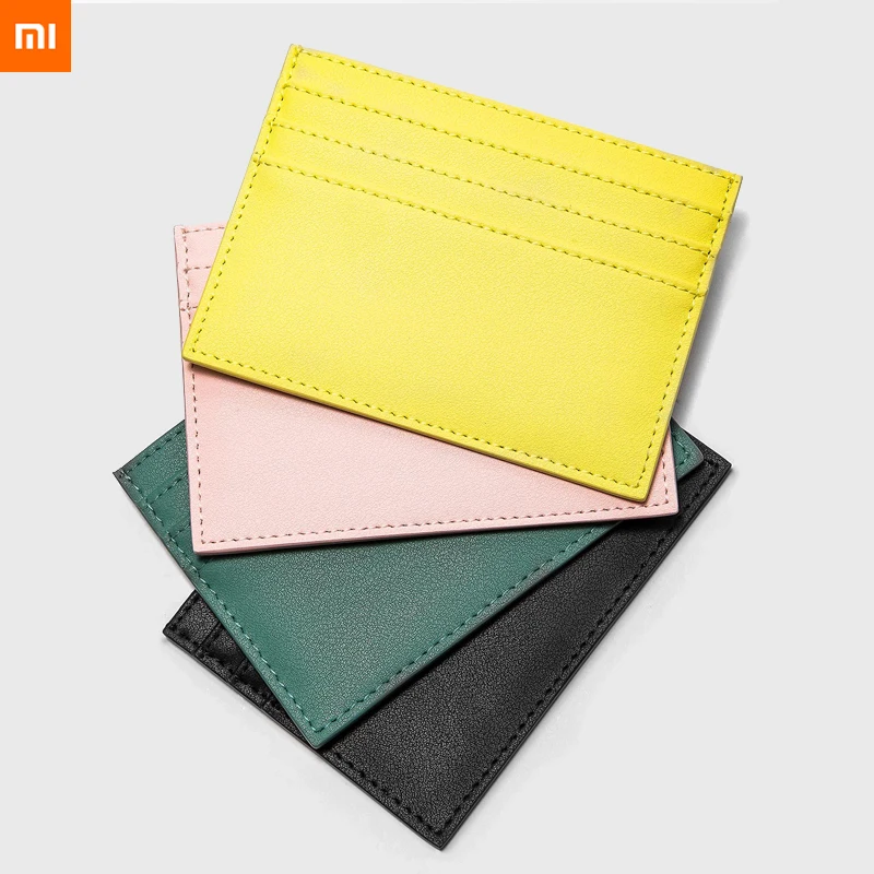 xiaomi youpin VLLICON Портативный Ультратонкий кожаный светильник-кошелек для карт и практичный для мужчин и женщин гибкий и не мнется