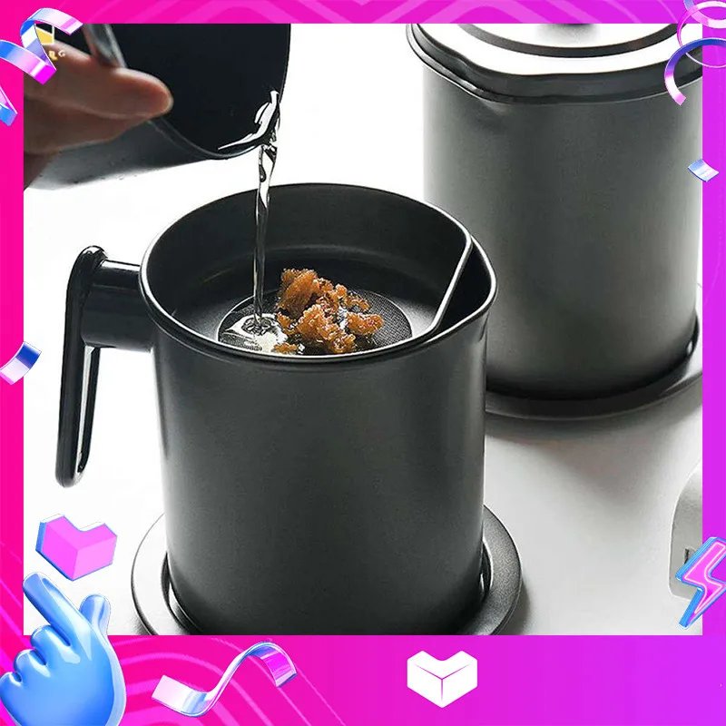 Креативная масляная банка из нержавеющей стали с фильтром кухонный резервуар