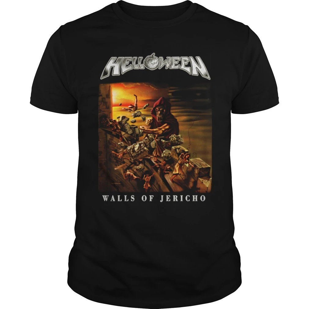 Мужская футболка с коротким рукавом hellowen Wall Of jericho cool женская футболка| |