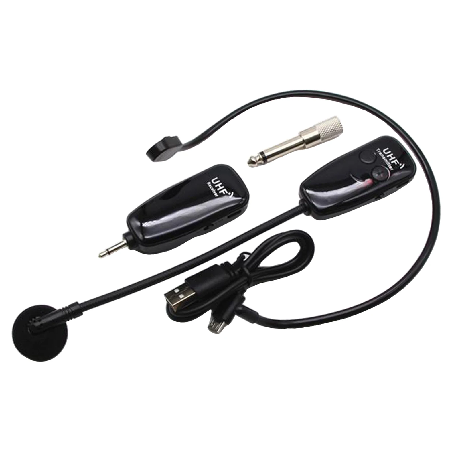 

Wireless Microphone,Amplifier Microphone and Headset 2 in1 Mic Headset with Wireless Receiver for Stage Speaker and Teaching