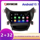 Автомагнитола JOYINCAR, стерео, Android 10,1 для Hyundai Elantra Avante I35 2012-2015, мультимедийный плеер, GPS-навигация, 2din, головное устройство