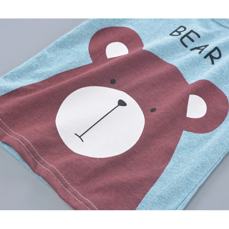 

New Summer Baby Girls Clothes Children Cartoon T-Shirt Shorts 2Pcs/Sets Toddler Casual Clothing Boys Sportswear Kids Tracksuits