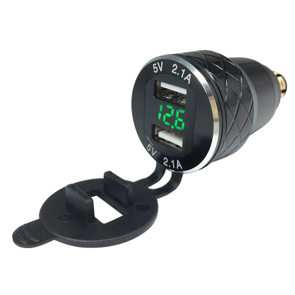 

Motorcycle DIN Socket to Dual USB Charger For F800 F650 4.2A LED
