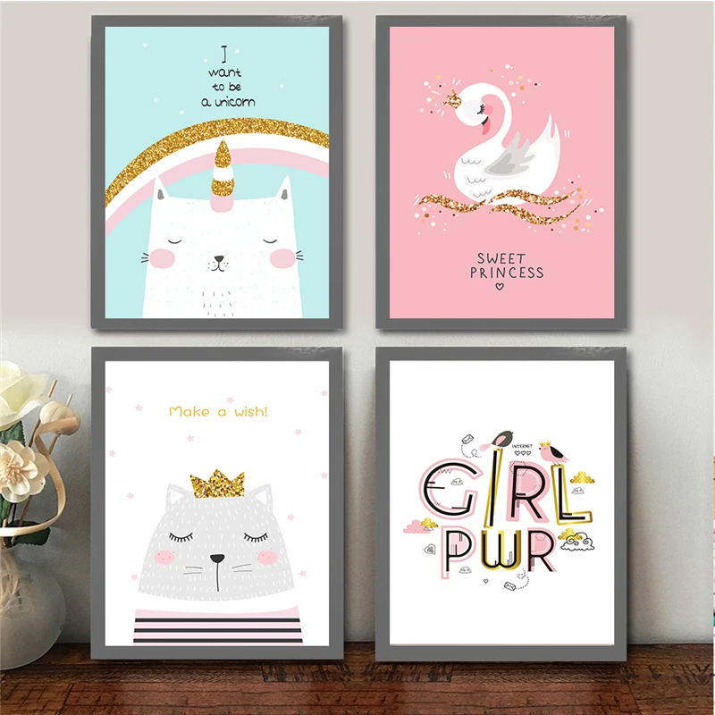 Декор для детской комнаты принт стены милый сон Kawaii облака-Пол нейтральный