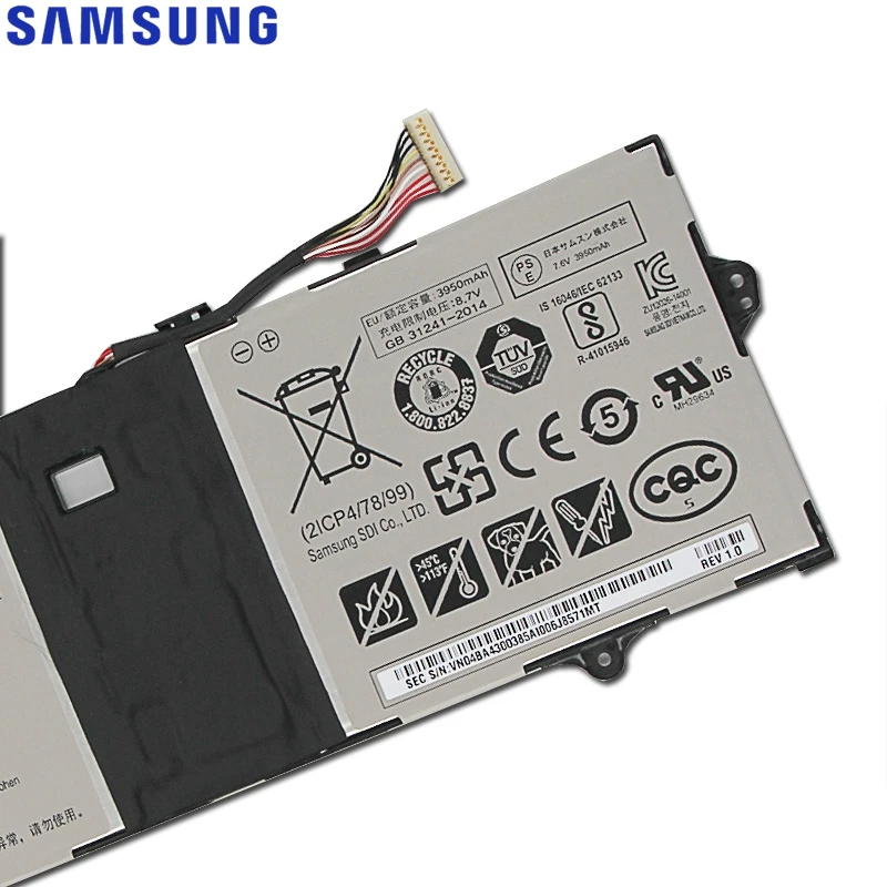 Оригинальная Замена батареи samsung для ноутбука 9 900X5N 900X3N 900X3N-K03 900X3N-K06 натуральная