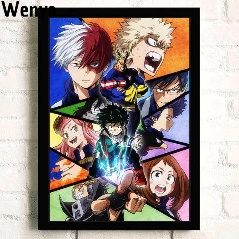 

Canvas Painting Printing Nordic Style Japanese Anime Posters Wall Art Modular Pictures For Living Room Home Decoration No Framed